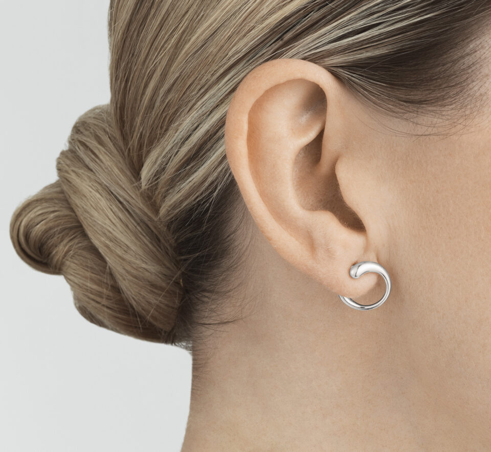 GEORG JENSEN - ØREDOBBER, MERCY SMÅ SØLV - STYLING