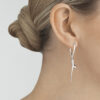 GEORG JENSEN - ØREDOBBER, MERCY ØRERINGER TWIST LANGE SØLV - STYLING