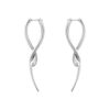 GEORG JENSEN - ØREDOBBER, MERCY TWIST ØRERINGER LANGE SØLV
