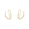 GEORG JENSEN - ØREDOBBER, OFFSPRING ØRERINGER GULT GULL