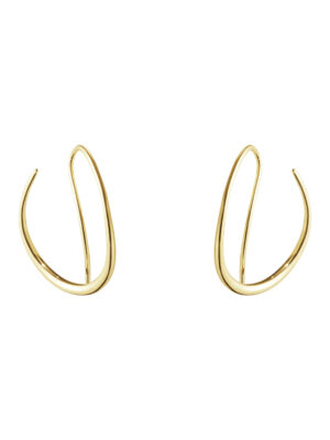 GEORG JENSEN - ØREDOBBER, OFFSPRING ØRERINGER GULT GULL