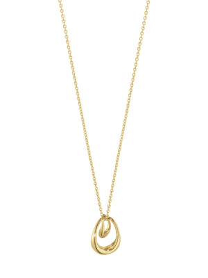 GEORG JENSEN - HALSKJEDE, OFFSPRING ANHENG LITEN GULT GULL