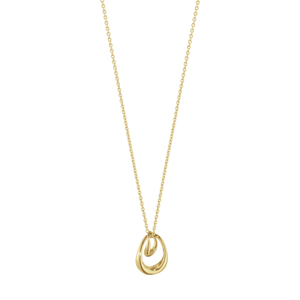 GEORG JENSEN - HALSKJEDE, OFFSPRING ANHENG LITEN GULT GULL