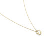 GEORG JENSEN - HALSKJEDE, OFFSPRING ANHENG LITEN GULT GULL - DETALJER