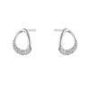 GEORG JENSEN - ØREDOBBER, OFFSPRING STIFT SMÅ PAVÉ 0,19 CT. SØLV