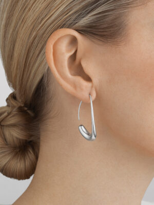 GEORG JENSEN - ØREDOBBER, OFFSPRING ØRERINGER ÅPEN SØLV - STYLING