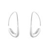 GEORG JENSEN - ØREDOBBER, OFFSPRING ØRERINGER ÅPEN SØLV