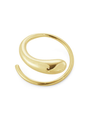 GEORG JENSEN - ØREDOBBER, MERCY SWIRL SPIRAL GULT GULL - DETALJER