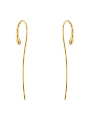 GEORG JENSEN - ØREDOBBER, MERCY MODERN SLIM GULT GULL