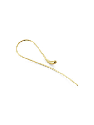 GEORG JENSEN - ØREDOBBER, MERCY TWIST ØRERINGER LANGE GULT GULL - DETALJER