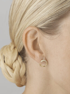 GEORG JENSEN - ØREDOBBER, MERCY SMÅ PAVÉ 0,38 CT. - STYLING