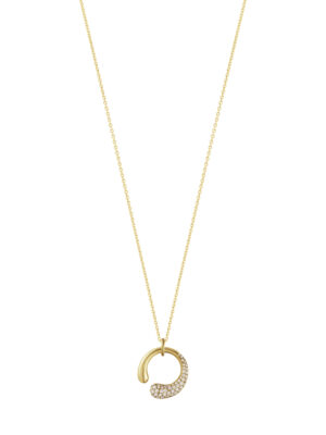 GEORG JENSEN - HALSKJEDE, MERCY ANHENG PAVÉ 0,33 CT. GULT GULL