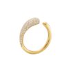 GEORG JENSEN - RING, MERCY MINI PAVÉ 0,53 CT. GULT GULL
