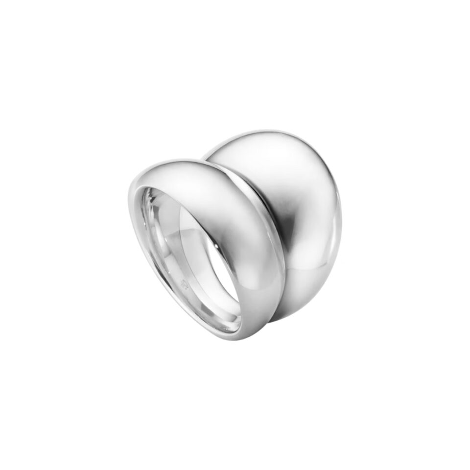 GEORG JENSEN - RING, CURVE SØLV