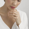 GEORG JENSEN - RING, OFFSPRING MED DIAMANTER 0,14 CT. GULT GULL - STYLING