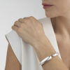GEORG JENSEN - ARMRING, MERCY BANGLE HENGSLET SØLV - STYLING