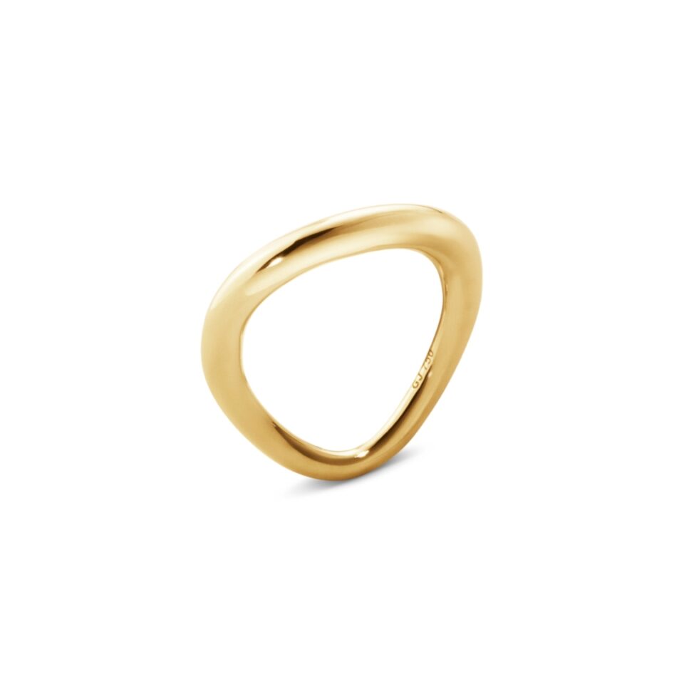 GEORG JENSEN - RING, OFFSPRING SMAL GULT GULL
