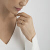 GEORG JENSEN - RING, OFFSPRING SMAL GULT GULL - STYLING