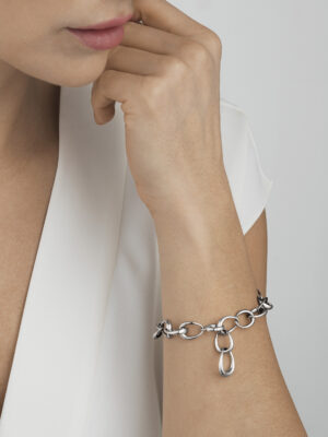 GEORG JENSEN - ARMBÅND, OFFSPRING LINK SØLV - STYLING