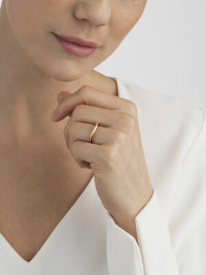 GEORG JENSEN - RING, OFFSPRING ROSÉGULL - STYLING