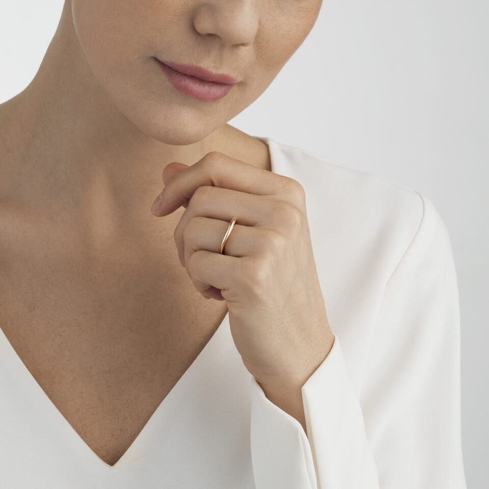 GEORG JENSEN - RING, OFFSPRING ROSÉGULL - STYLING