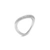 GEORG JENSEN - RING, OFFSPRING PAVÉ 0,29 CT. SØLV