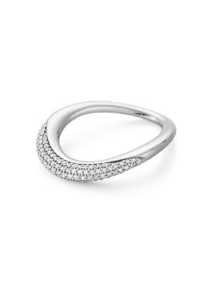GEORG JENSEN - RING, OFFSPRING PAVÉ 0,29 CT. SØLV - DETALJER