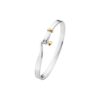 GEORG JENSEN - ARMRING, TORUN BANGLE GULT GULL OG SØLV