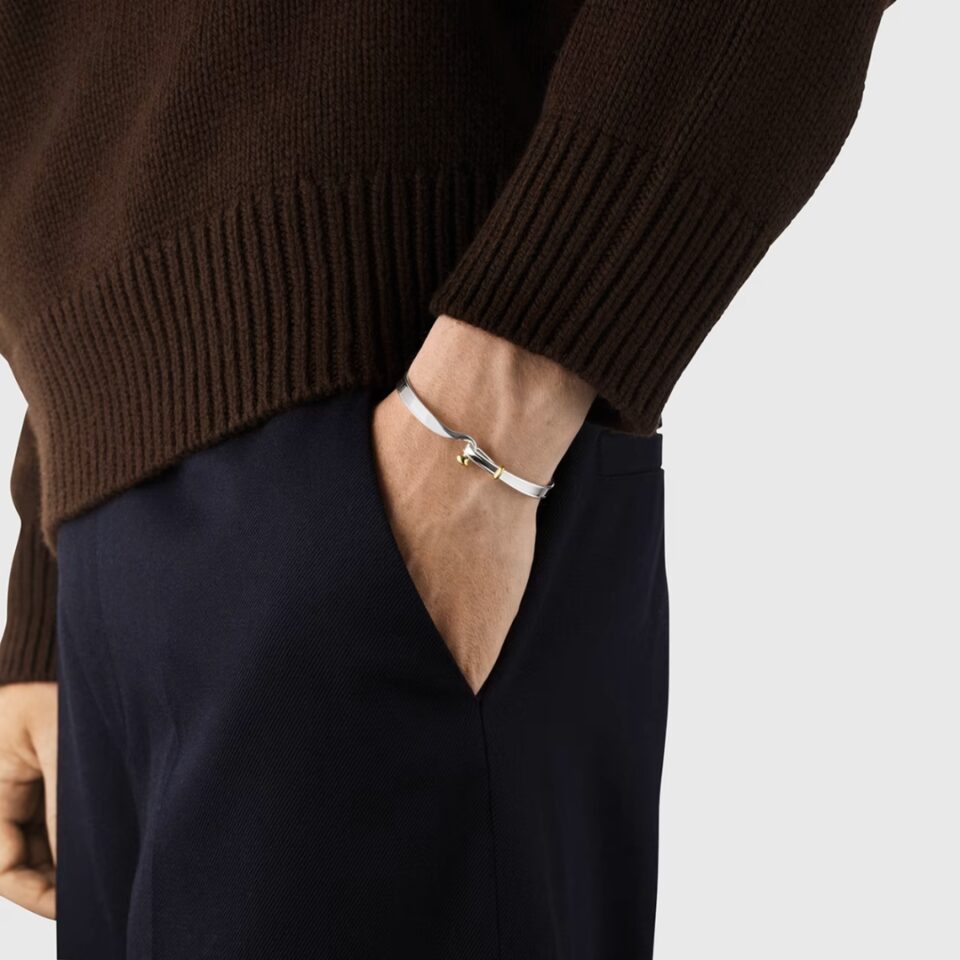 GEORG JENSEN - ARMRING, TORUN BANGLE GULT GULL OG SØLV - STYLING HAN