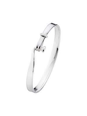 GEORG JENSEN - ARMRING, TORUN BANGLE SØLV MED DIAMANTER 0,08 CT.
