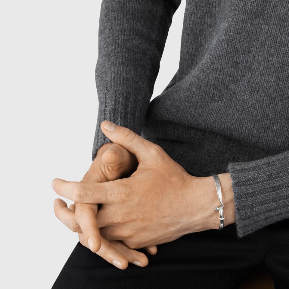 GEORG JENSEN - ARMRING, TORUN BANGLE SØLV MED DIAMANTER 0,08 CT. - STYLING HAN