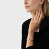GEORG JENSEN - ARMRING, TORUN BANGLE SØLV MED DIAMANTER 0,08 CT. - STYLING HENNE