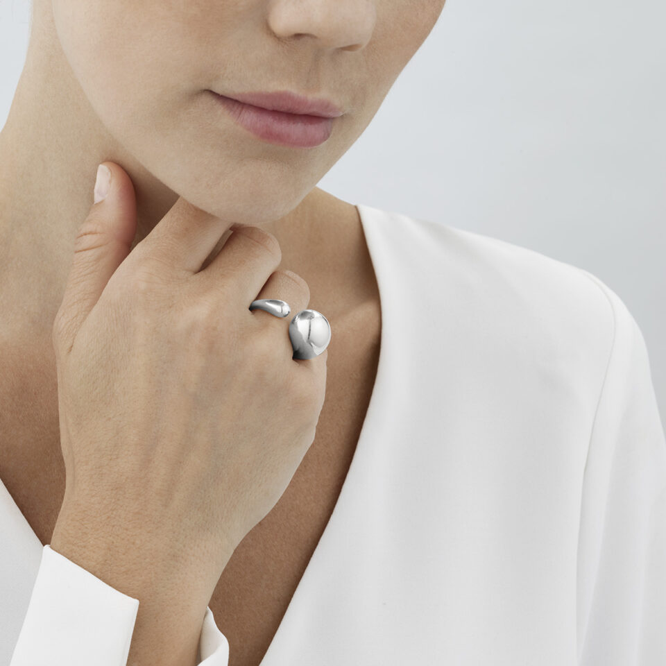 GEORG JENSEN - RING, MERCY MEGA SØLV - STYLING