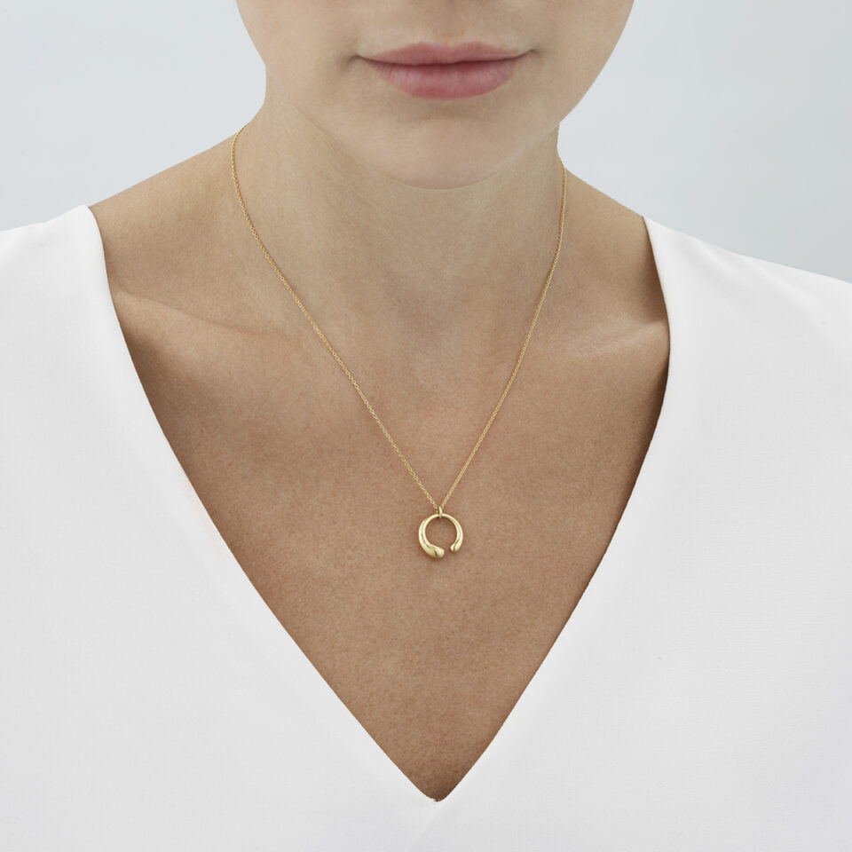 GEORG JENSEN - KJEDE, MERCY ANHENG LITEN GULT GULL - STYLING