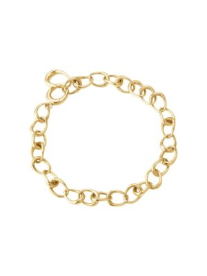 GEORG JENSEN - ARMBÅND, OFFSPRING LINK SMAL GULT GULL