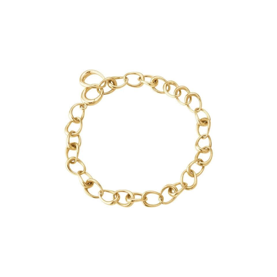 GEORG JENSEN - ARMBÅND, OFFSPRING LINK SMAL GULT GULL