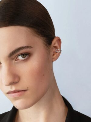 GEORG JENSEN - ØREDOBBER, MERCY EAR CUFF SØLV - STYLING