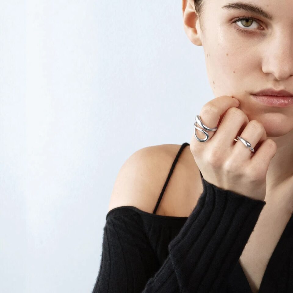 GEORG JENSEN - RING, MERCY MINI SØLV - STYLING