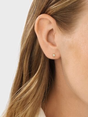 GEORG JENSEN - ØREDOBBER, MERCY MED DIAMANTER 0,40 CT. GULT GULL - STYLING