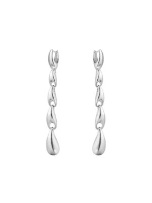 GEORG JENSEN - ØREDOBBER, REFLECT LENKE ØRERINGER SØLV