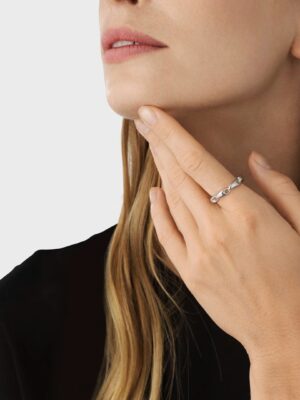 GEORG JENSEN - RING, REFLECT LENKE SØLV - HENNE