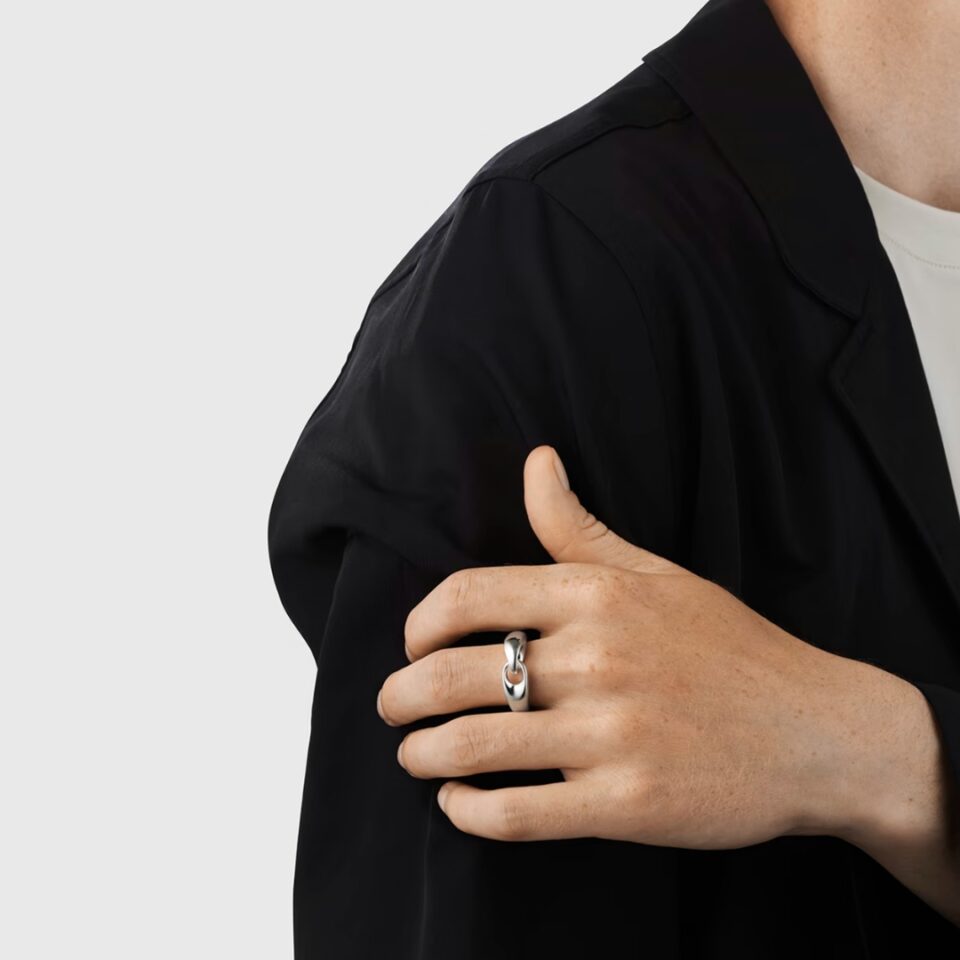 GEORG JENSEN - RING, REFLECT STOR SØLV - STYLING HAN