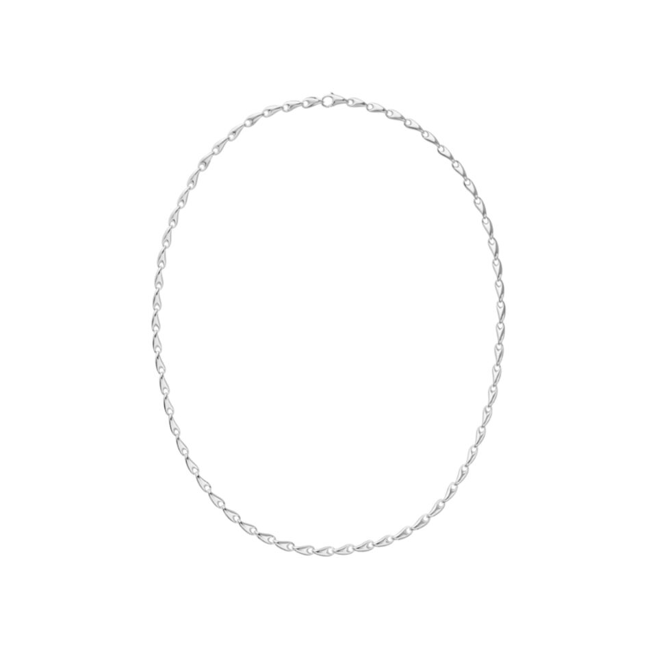 GEORG JENSEN - HALSKJEDE, REFLECT LENKE SMAL SØLV