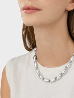 GEORG JENSEN - HALSKJEDE, REFLECT LENKE SØLV - STYLING HENNE