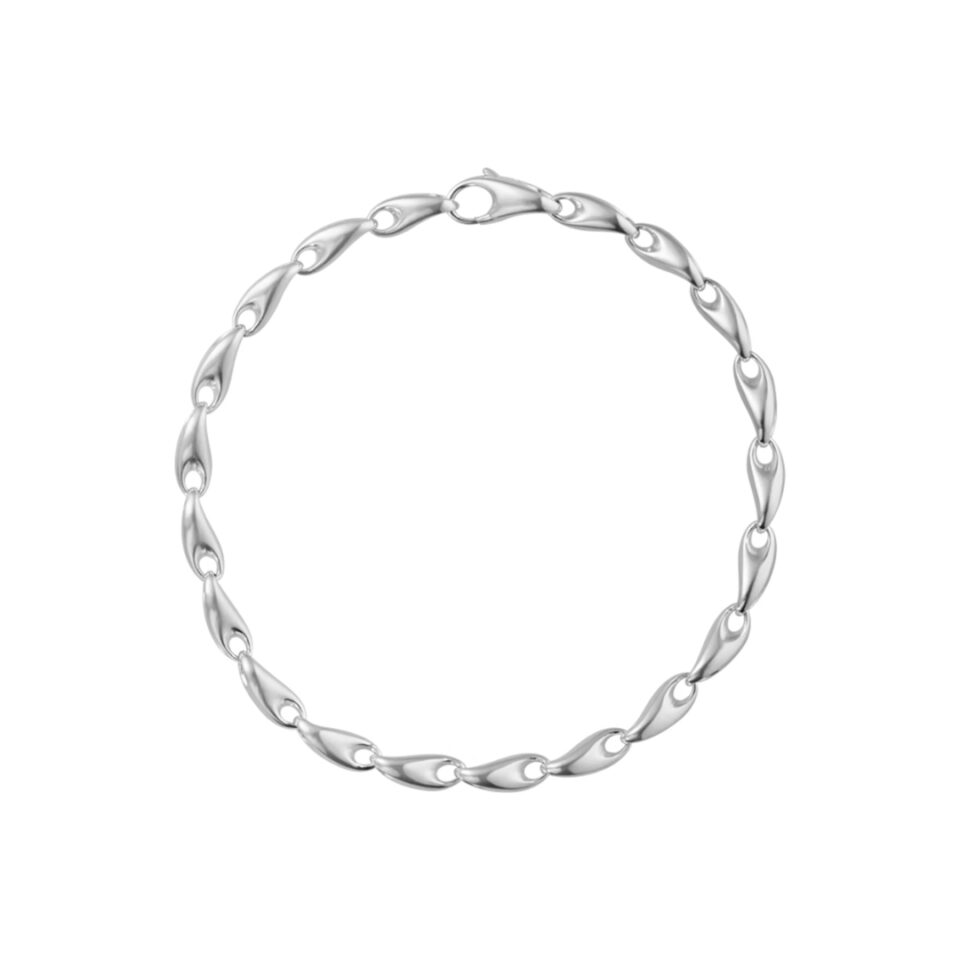 GEORG JENSEN - ARMBÅND, REFLECT LENKE SMAL SØLV
