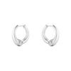 GEORG JENSEN - ØREDOBBER, REFLECT HOOPS STORE SØLV