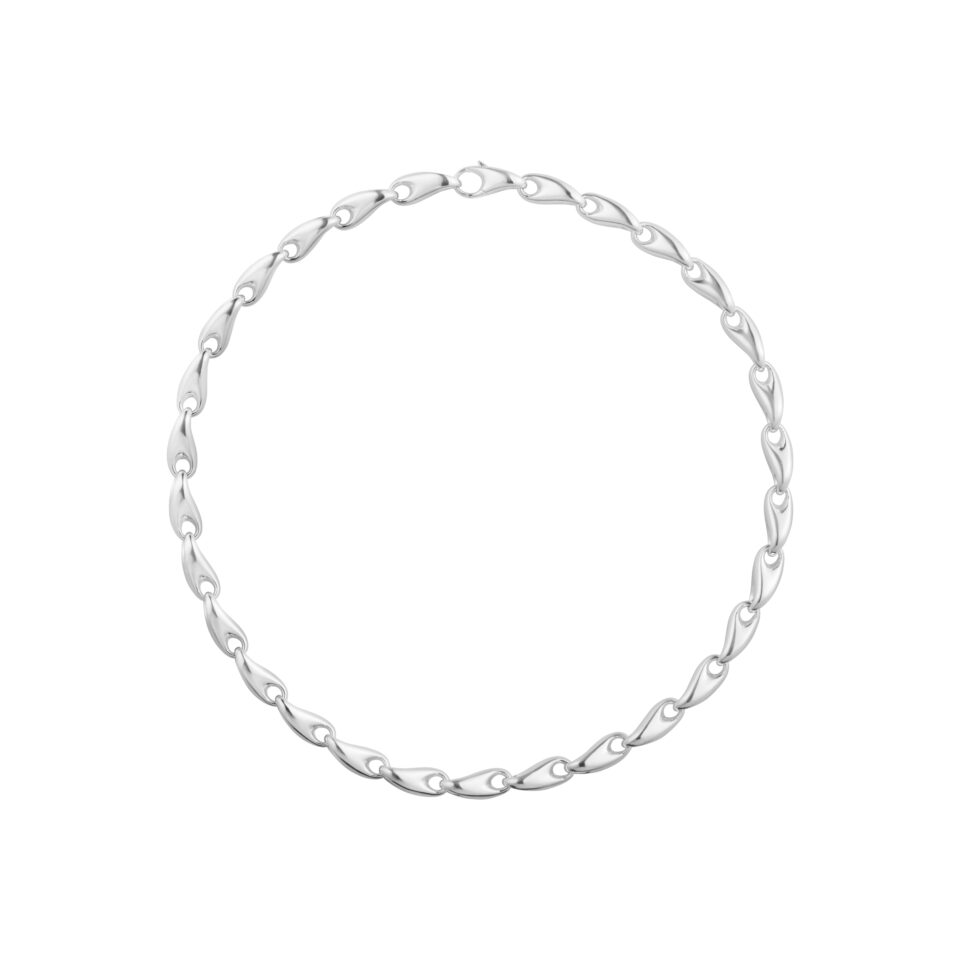 GEORG JENSEN - KJEDE, REFLECT LENKE MEDIUM SØLV