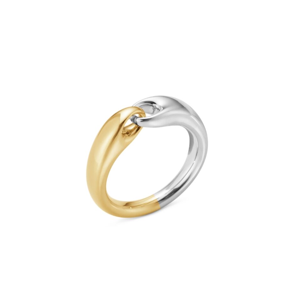 GEORG JENSEN - RING, REFLECT LITEN GULT GULL OG SØLV
