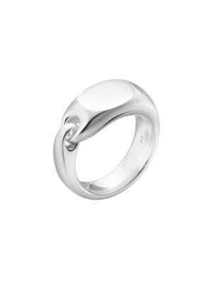 GEORG JENSEN - RING, REFLECT SIGNET SMAL SØLV