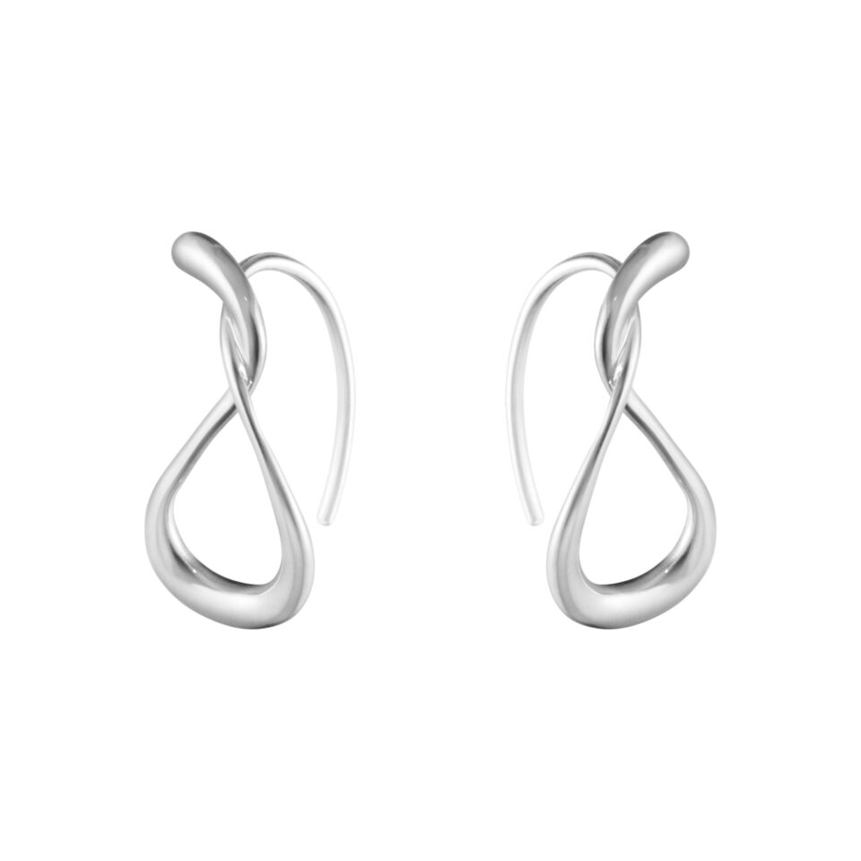 GEORG JENSEN - ØREDOBBER, MERCY HOOPS SMÅ SØLV